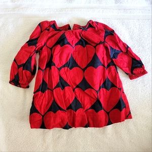 6 to 12 month Baby Gap heart printed dress